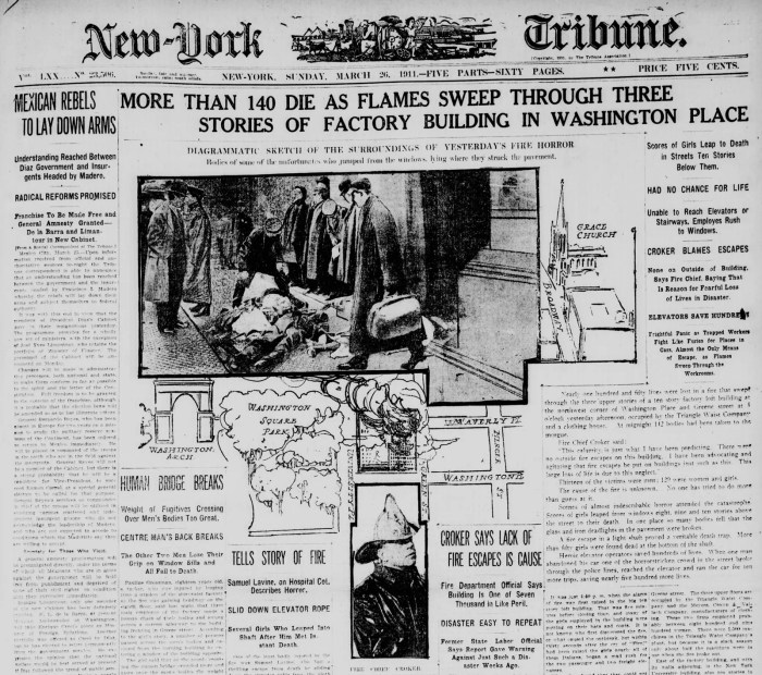 Triangle shirtwaist fire 1911 nafi march