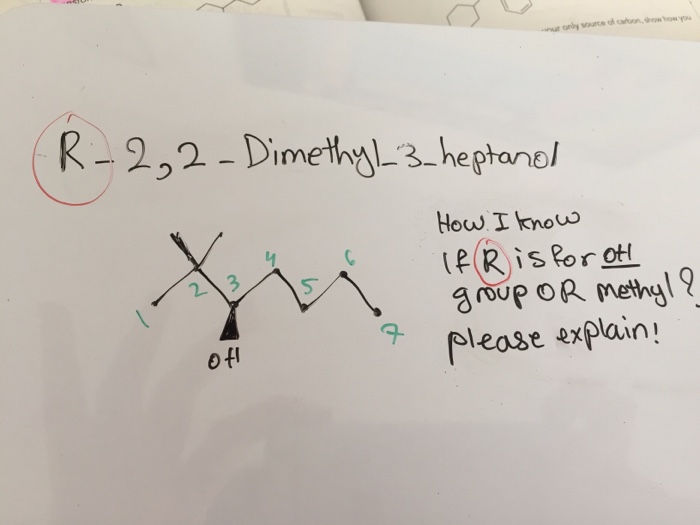 R 2 2 dimethyl 3 heptanol