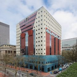 Design features of the portland public services building include