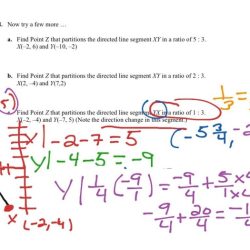 Partitioning line segments worksheet answers